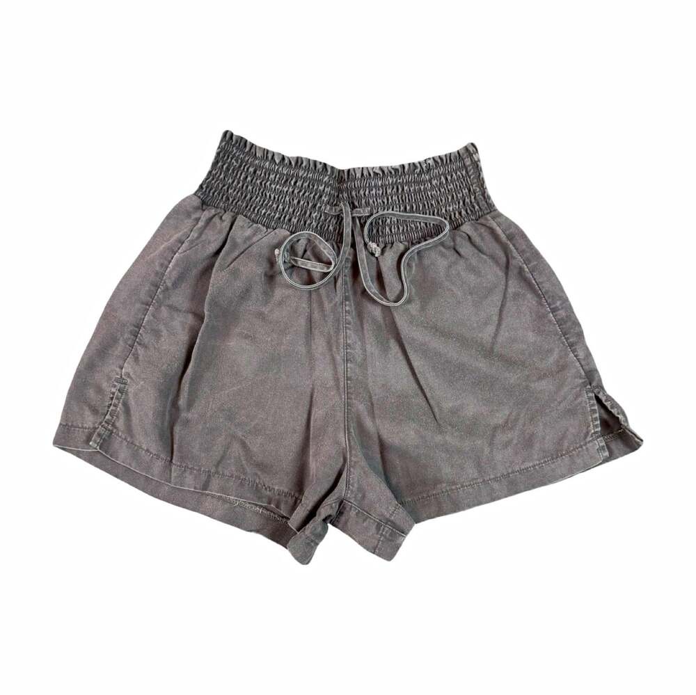 Abercrombie & Fitch Y2K Women’s Athletic Shorts Gray High Rise Elastic Waist XS